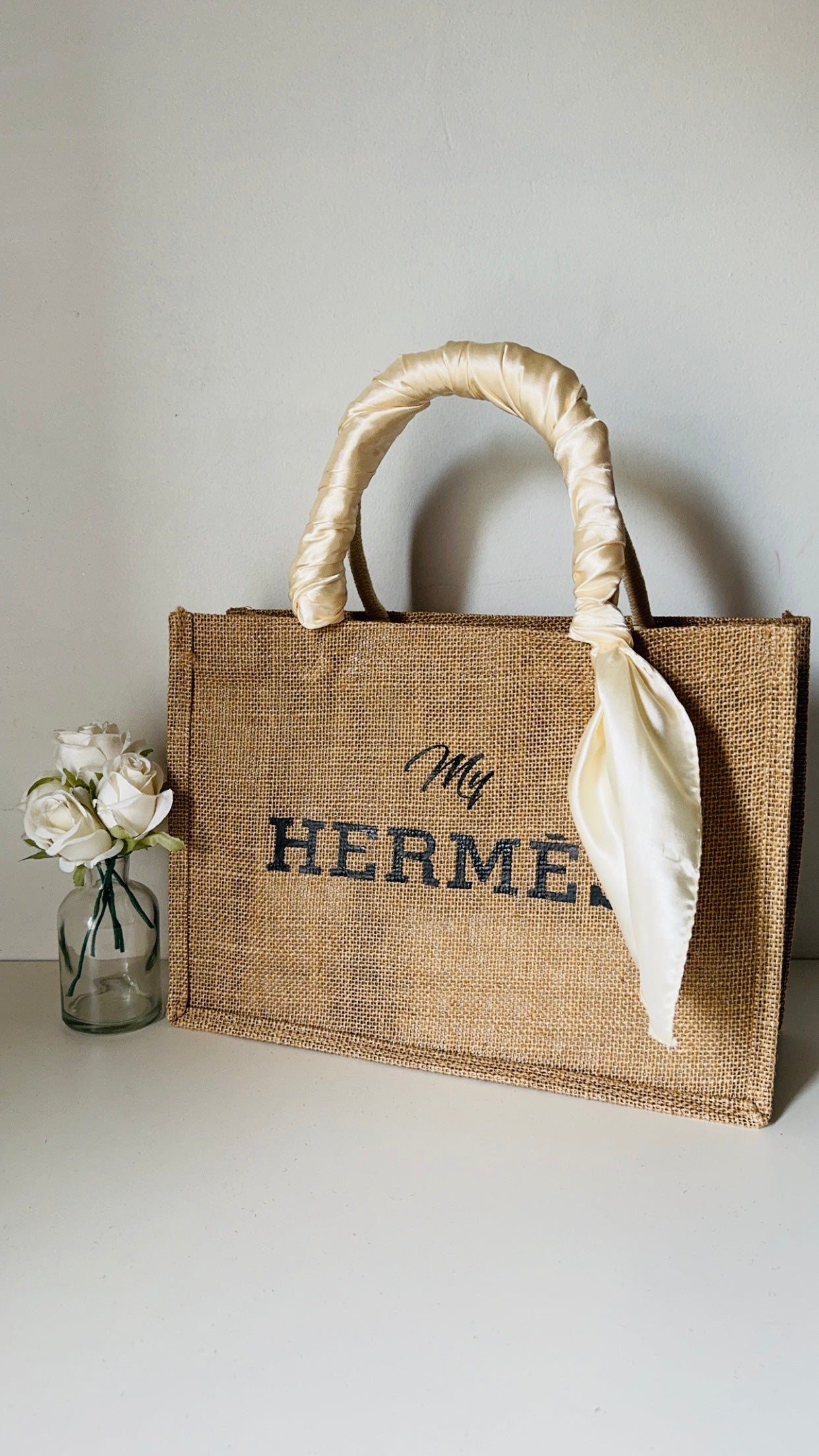 Toile de shops jute sac